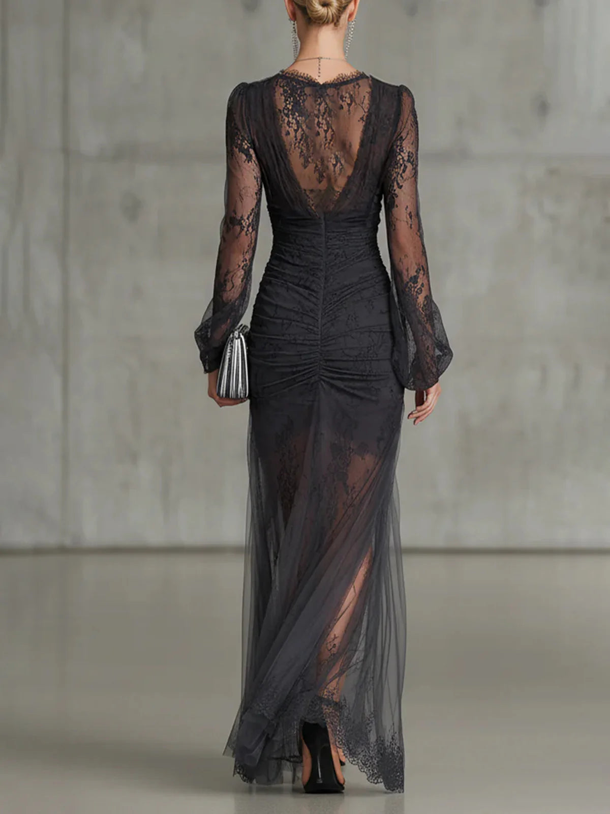 Christine | Floor-Length Lace Gown