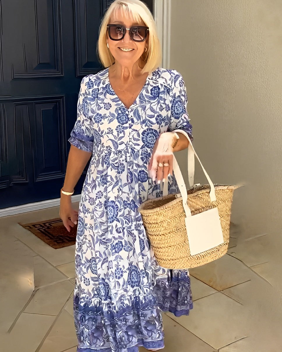 Hannah | Floral Dress in a Full Size Range