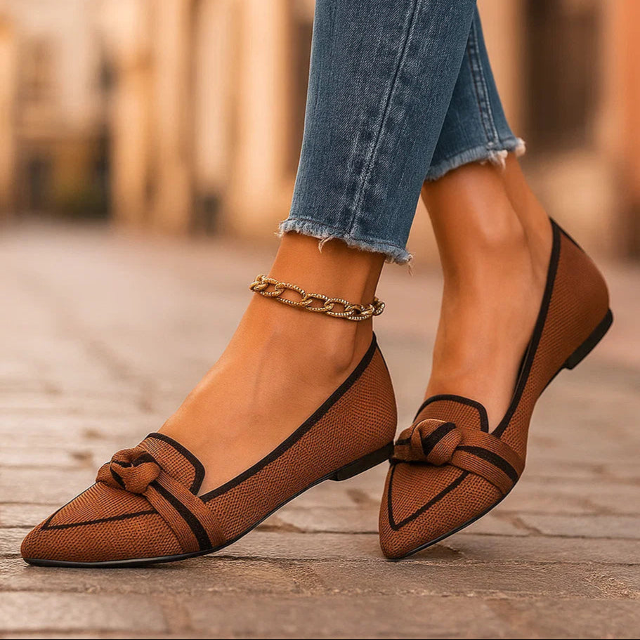 Valentina | Knit Ballet Flats