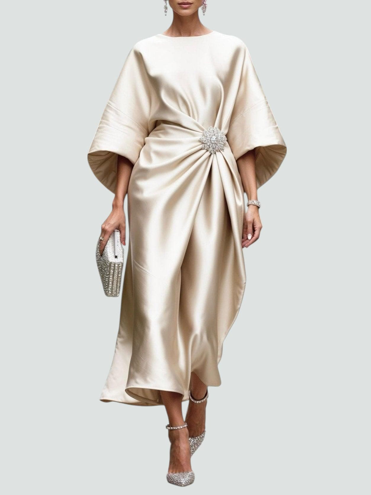 Clementine | Satin Gown for a Grand Evening