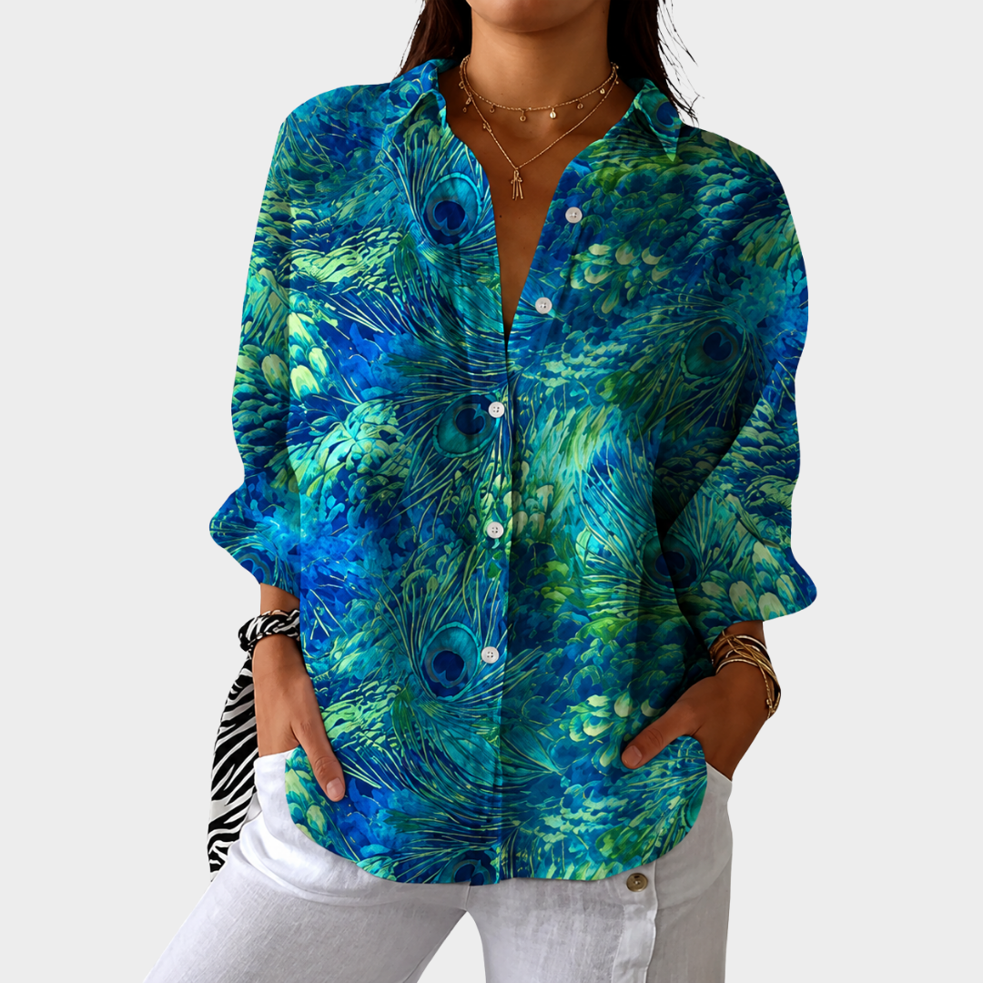 Comfortable Printed Blouse
