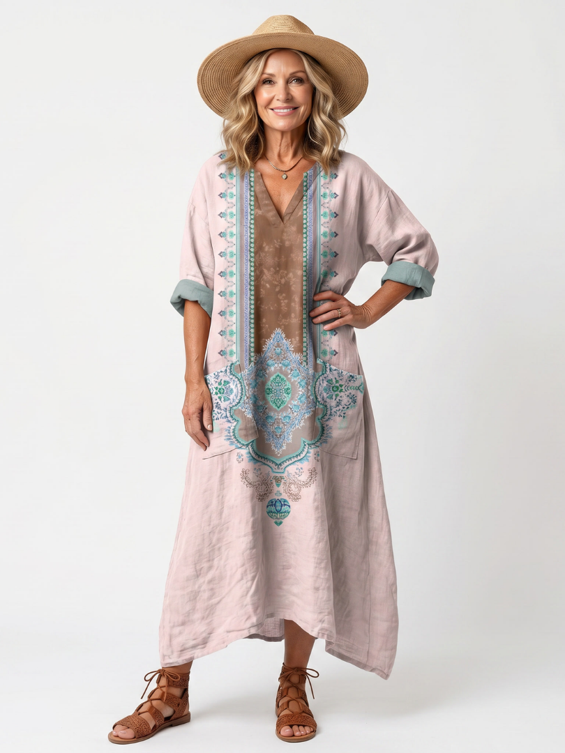 Grace | Vertical Embroidery Everyday Dress