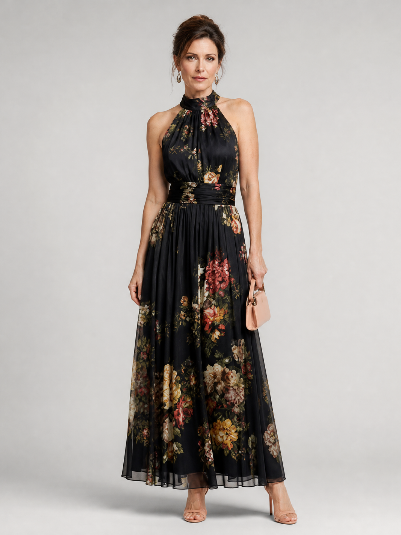 Thea | Floral Midi Dress for Summer Weddings