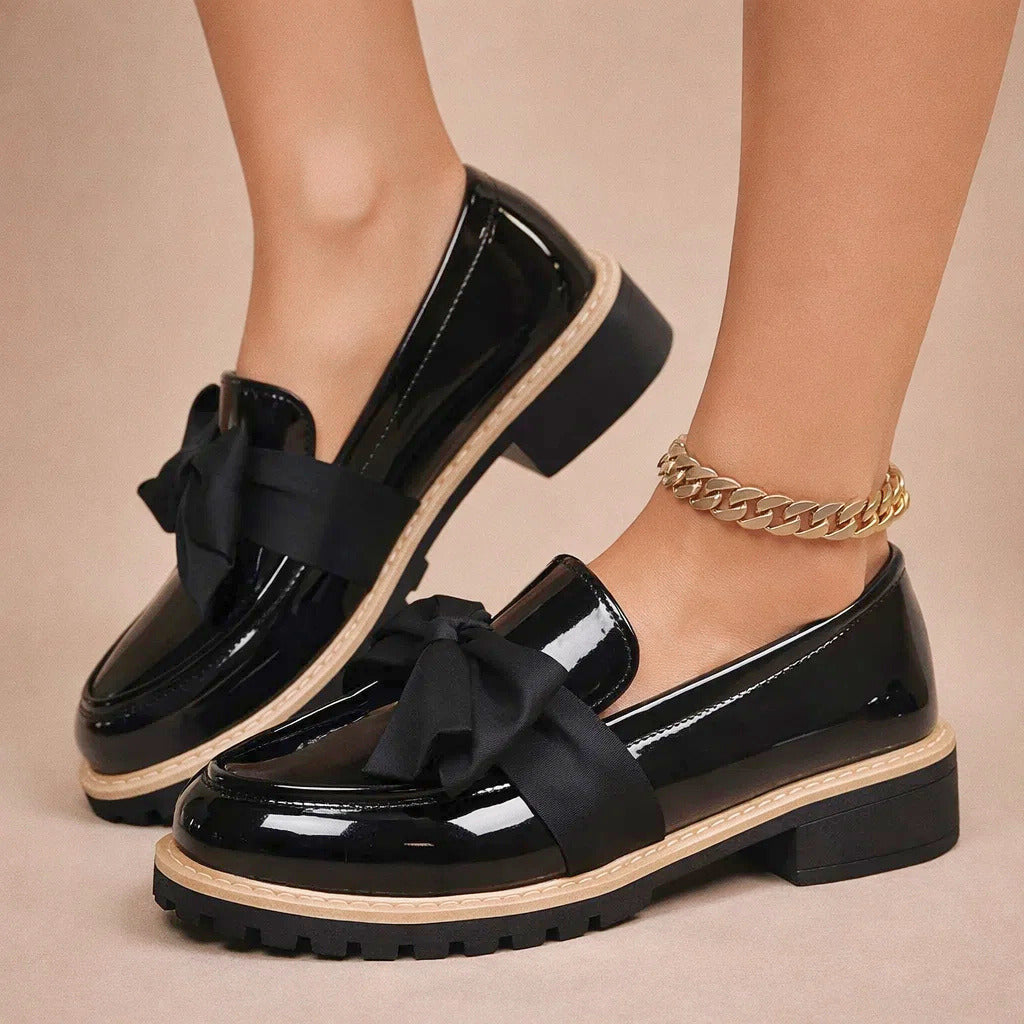 Vivienne | Bow Loafers