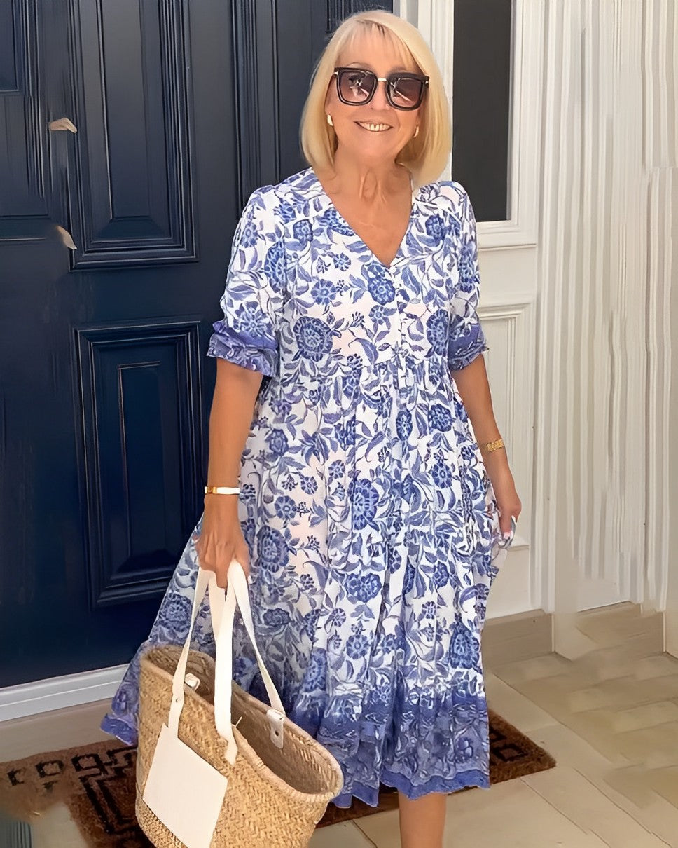 Hannah | Floral Dress in a Full Size Range
