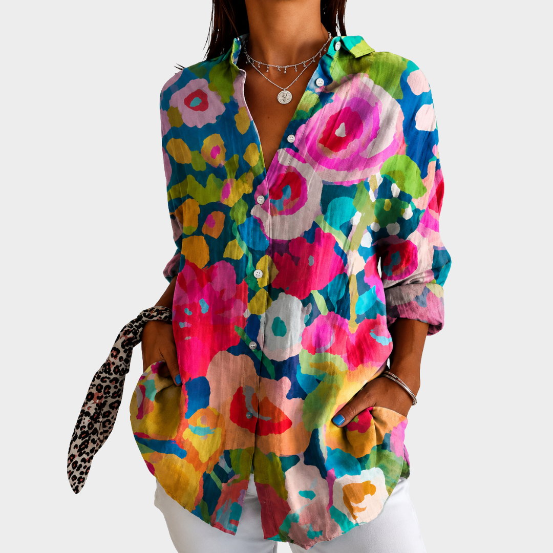 Painted Garden Blouse