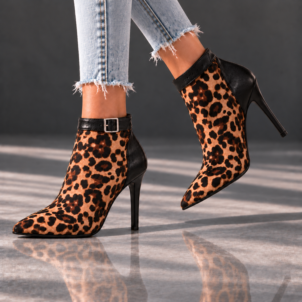 Laney | Leopard Print Heels