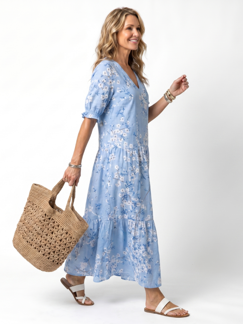 Yvonne | Airy Floral Everyday Dress
