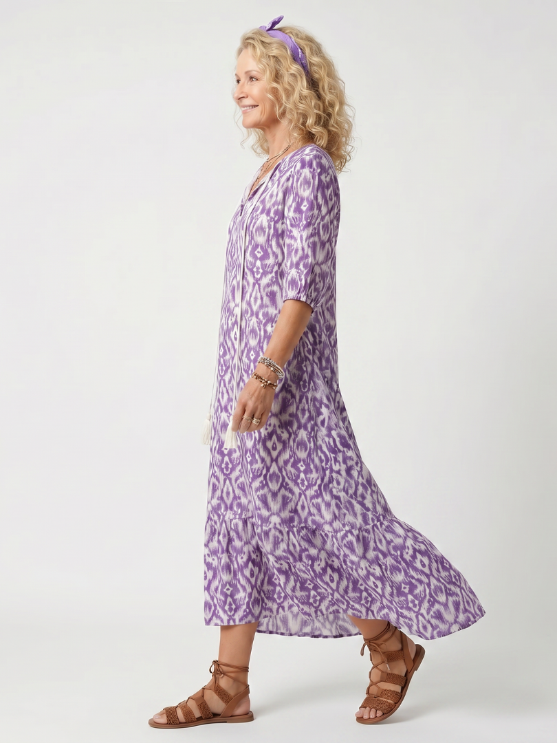 Lydia | Easy Everyday Print Dress