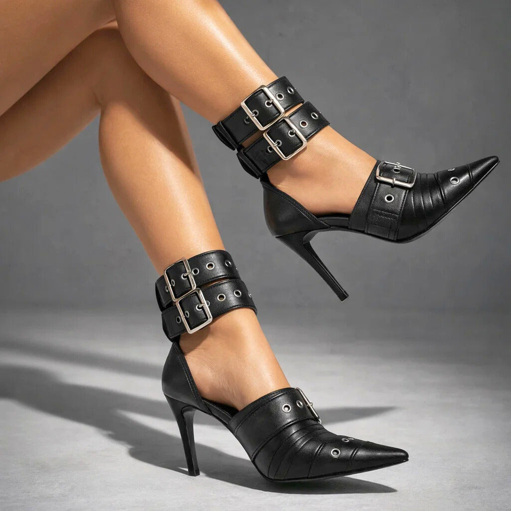 Ravyn | Buckle Strap Heels