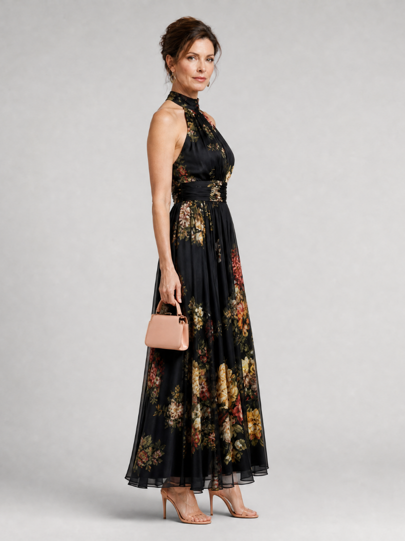Irene | Halter Midi Dress