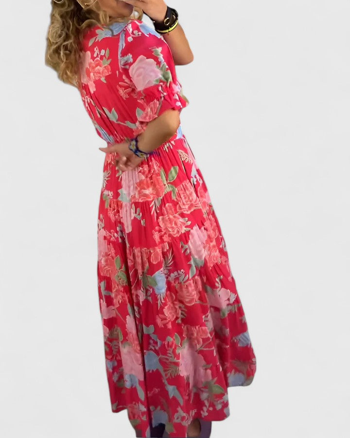 Agnes | Light Floral Summer Dress