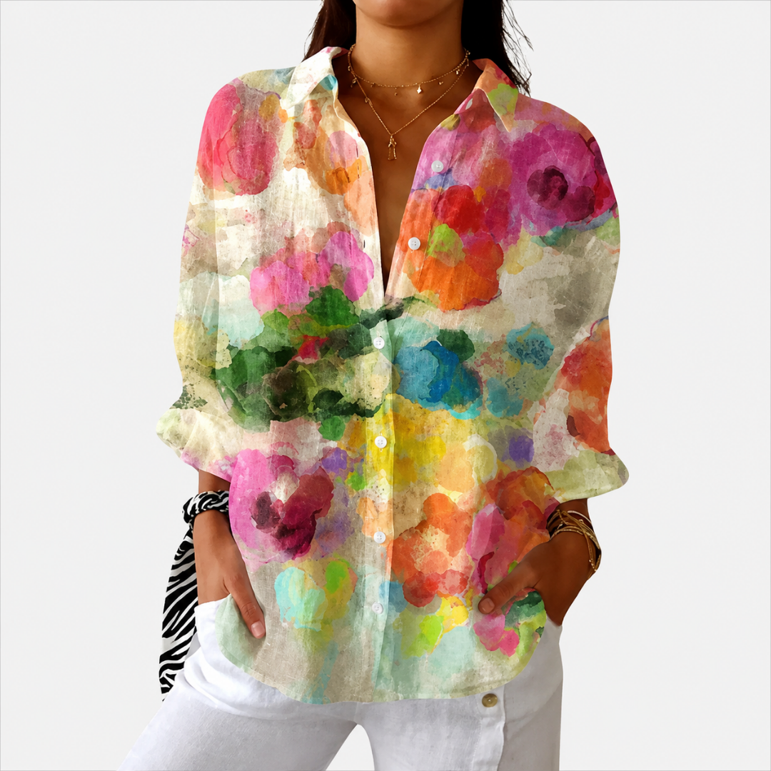 Vibrant Print Blouse