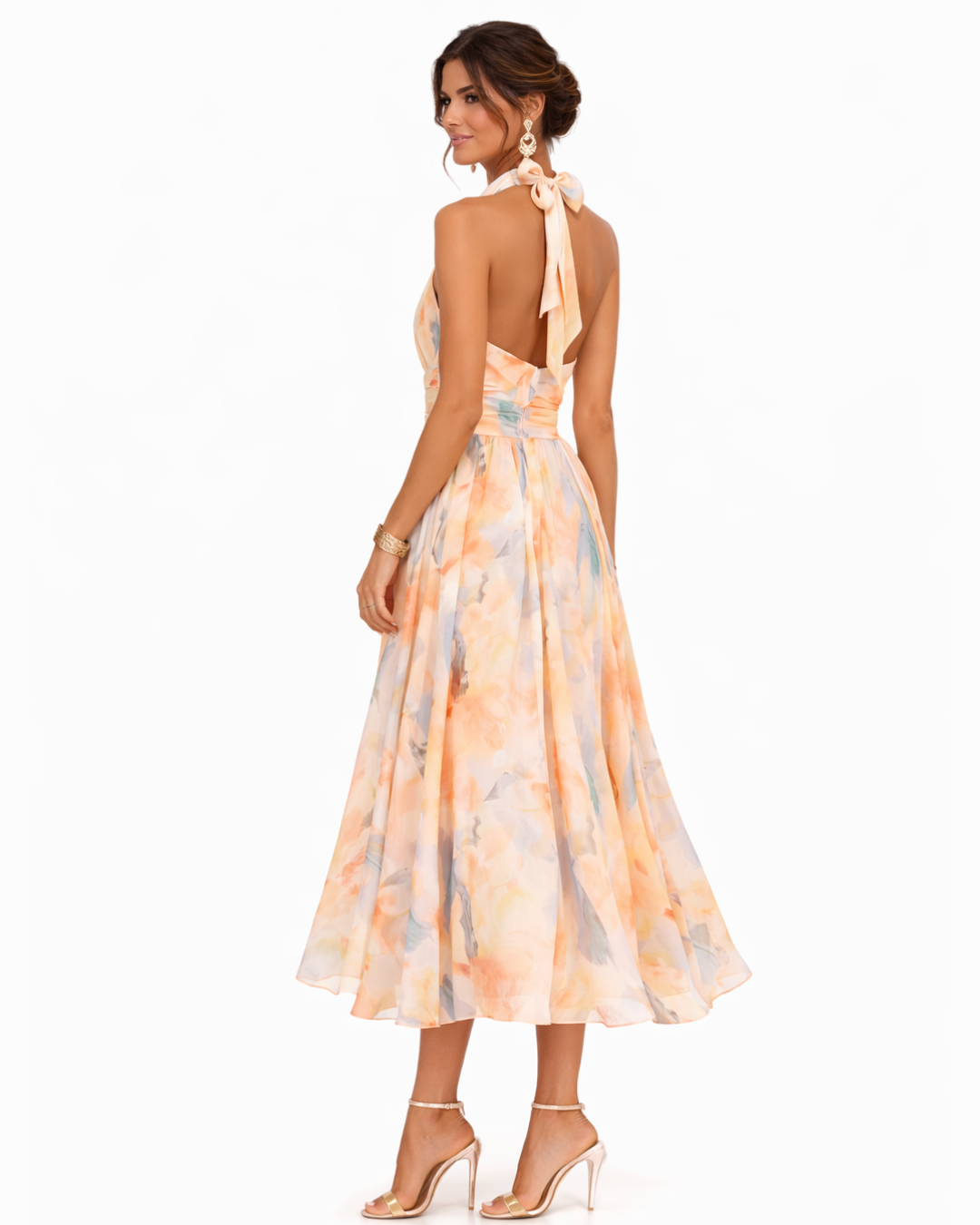 Joanna | Halter-Neck Maxi Dress