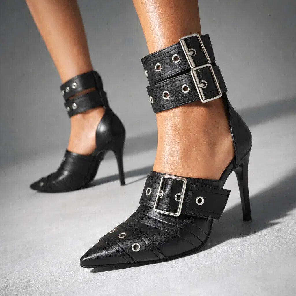 Ravyn | Buckle Strap Heels