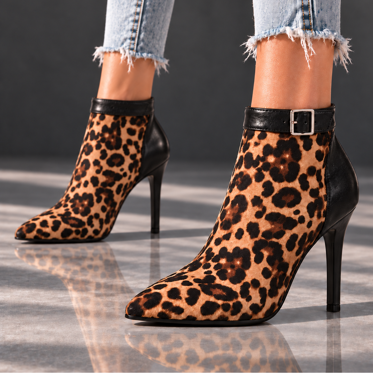 Laney | Leopard Print Heels