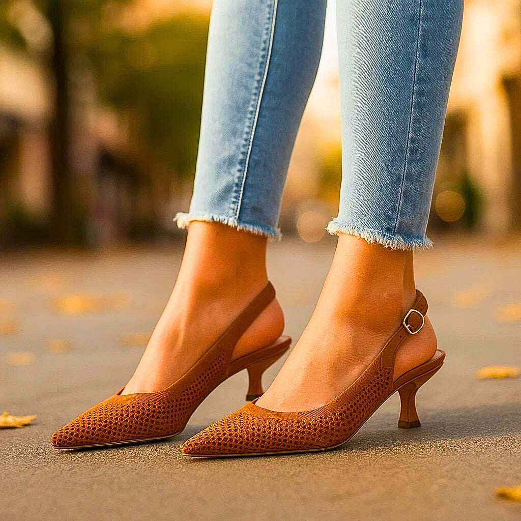 Avelina | Mesh Heels