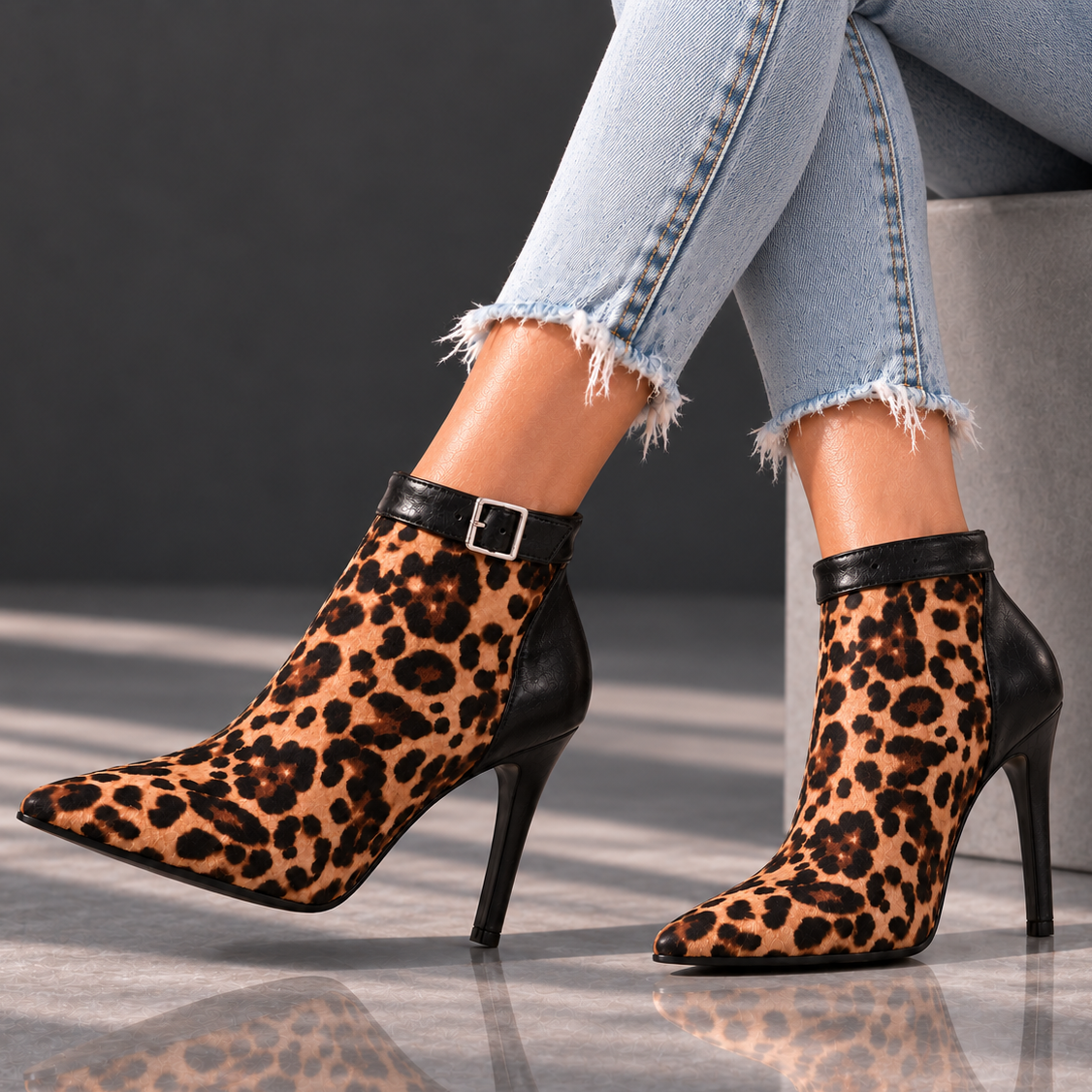 Laney | Leopard Print Heels