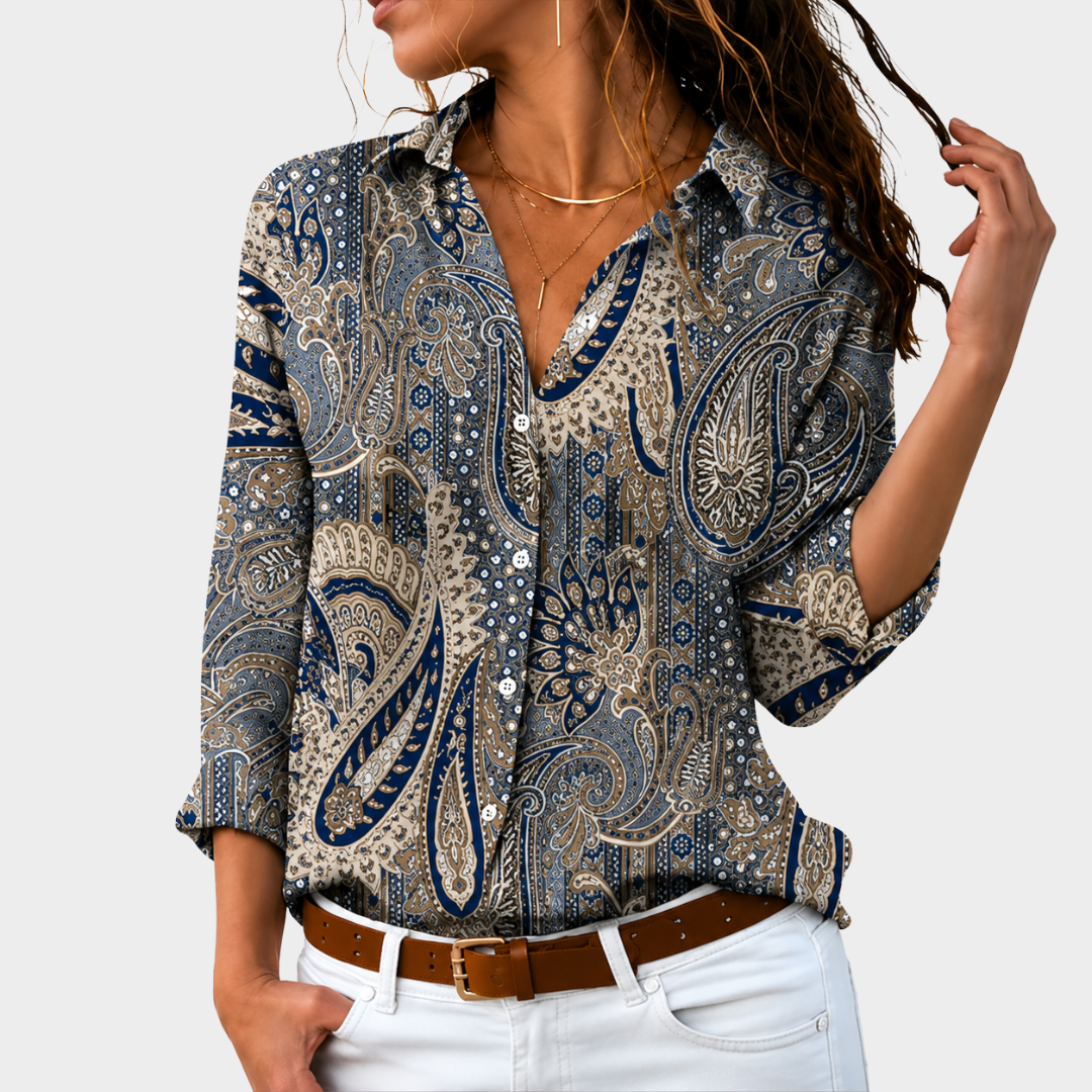 Timeless Paisley Blouse
