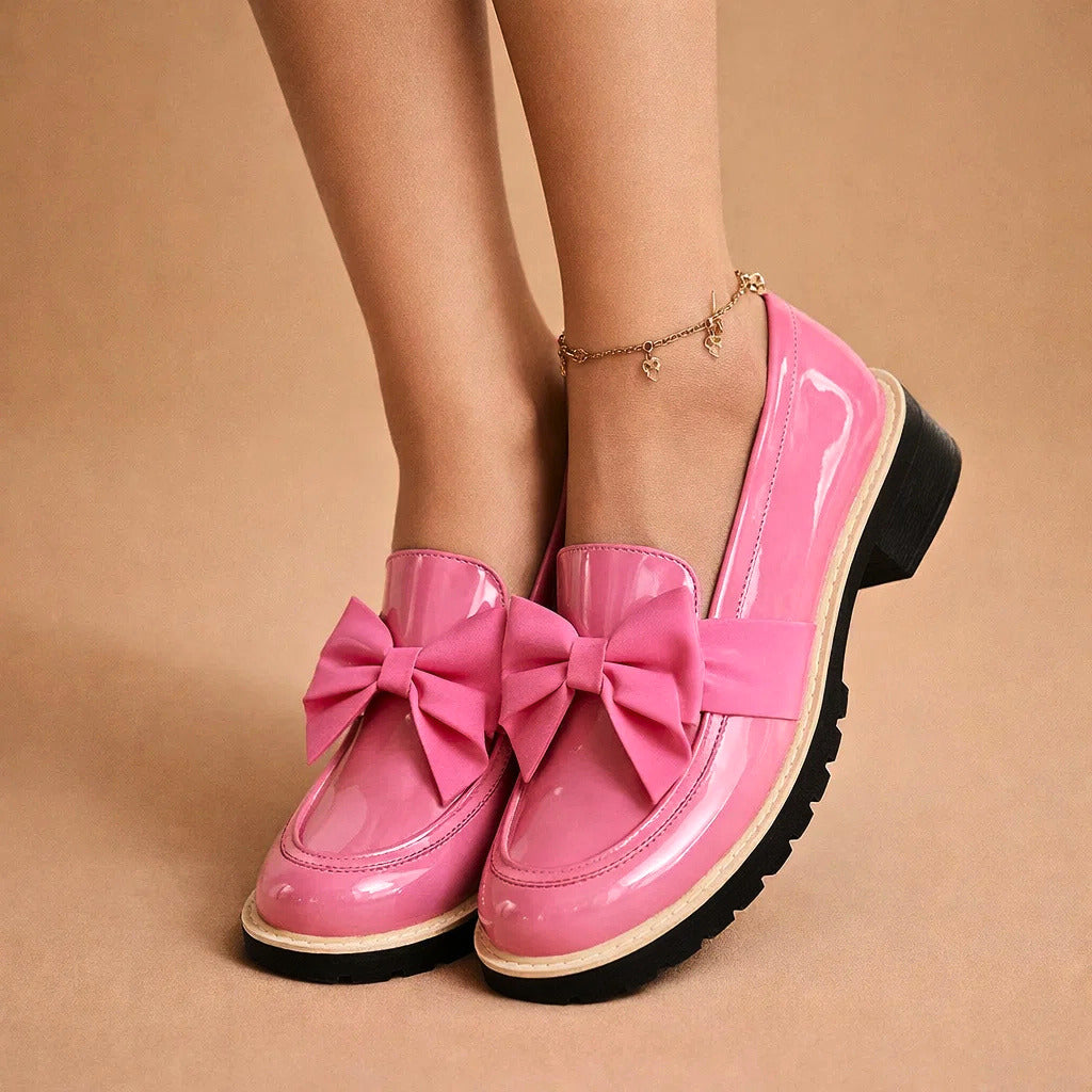 Vivienne | Bow Loafers