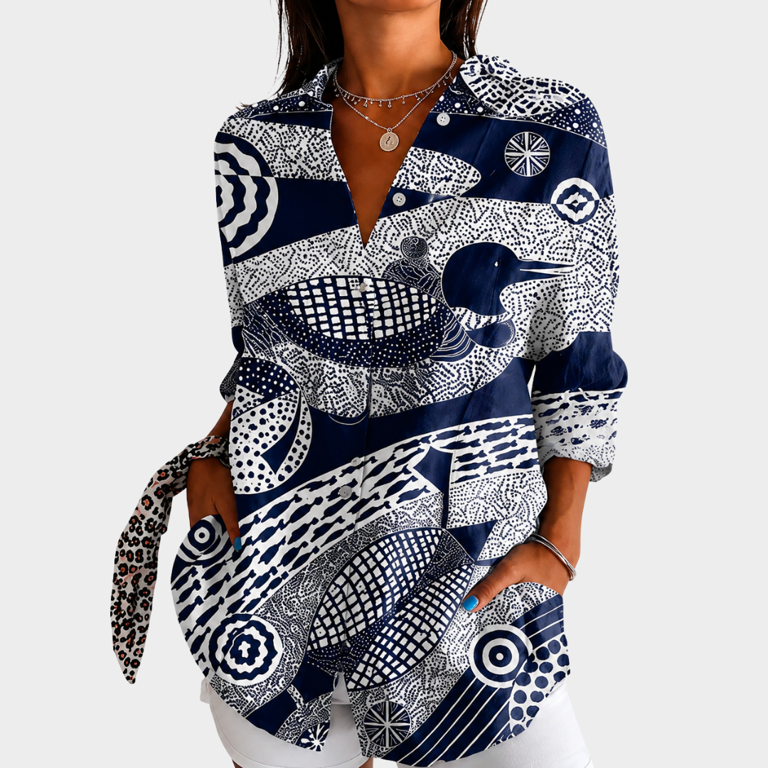 Seaside Mosaic Blouse