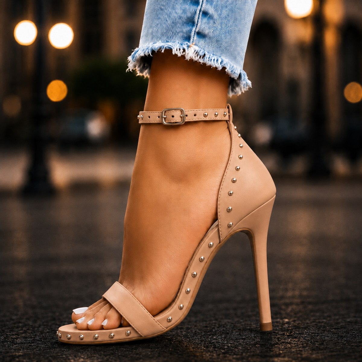 Rhianna | Studded Stiletto Heels