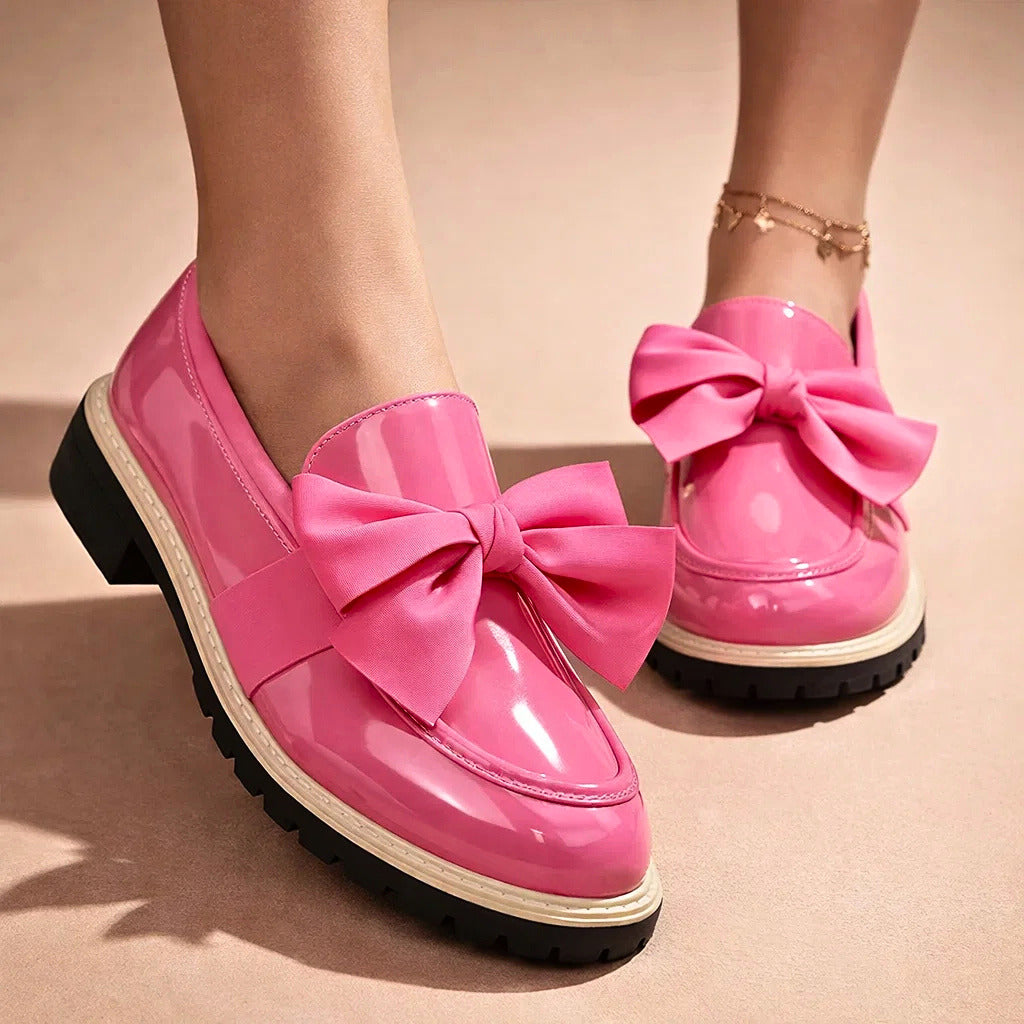 Vivienne | Bow Loafers