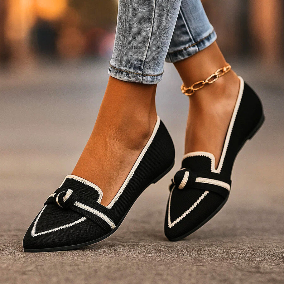Valentina | Knit Ballet Flats