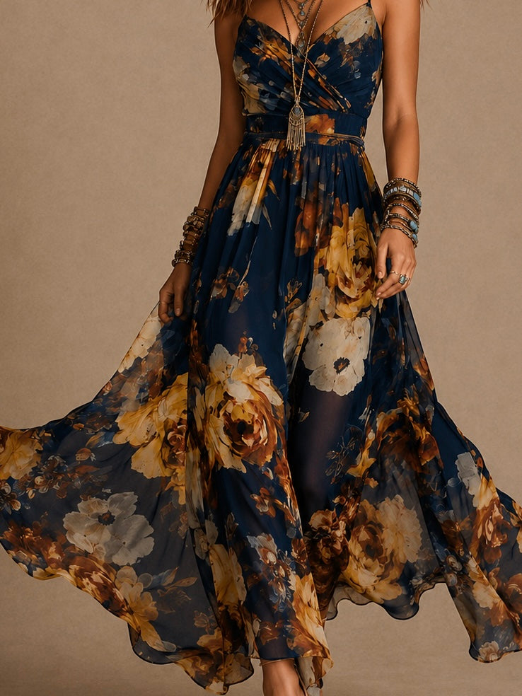 Hyacinth | Strappy Maxi Dress