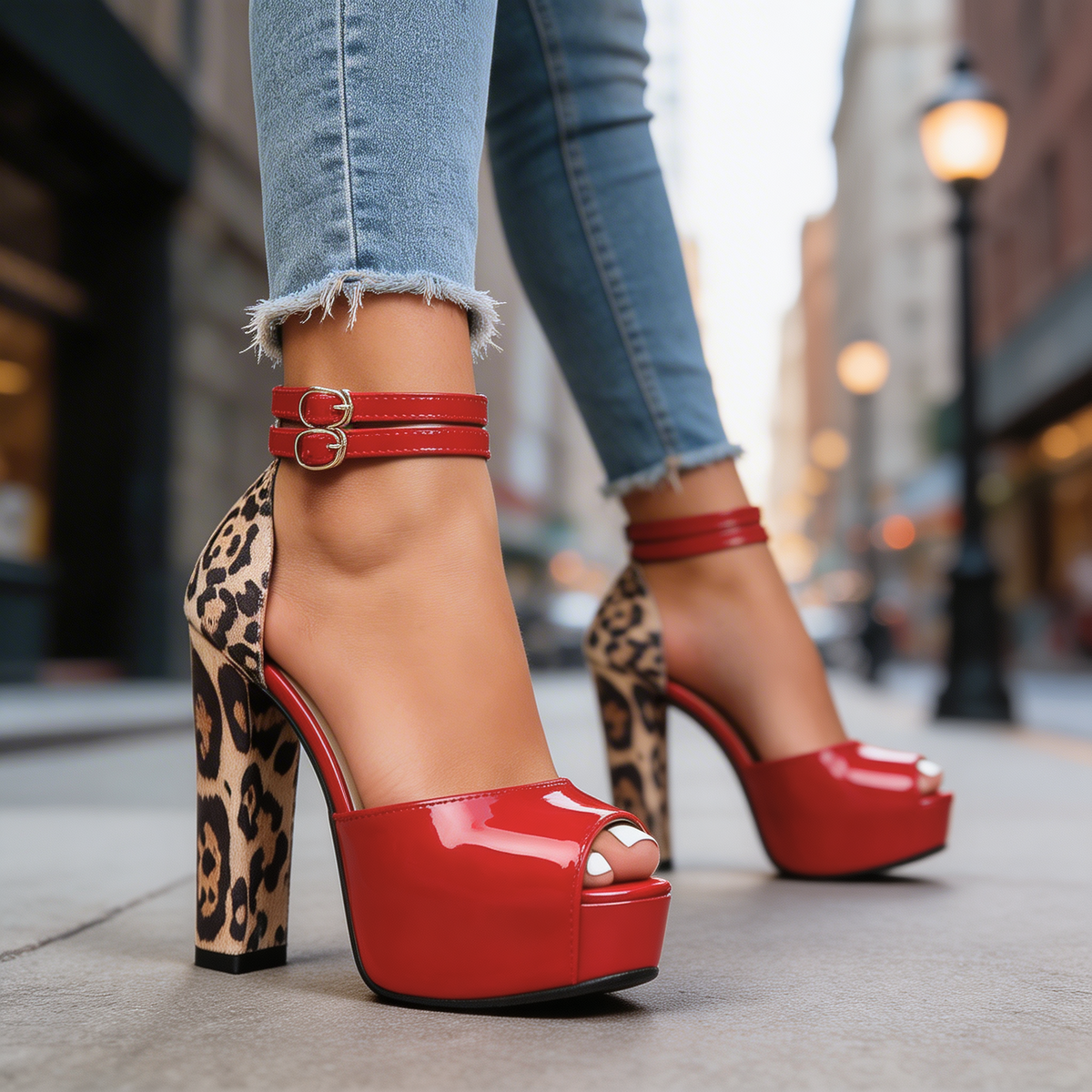 Sierra | Leopard Print Platforms