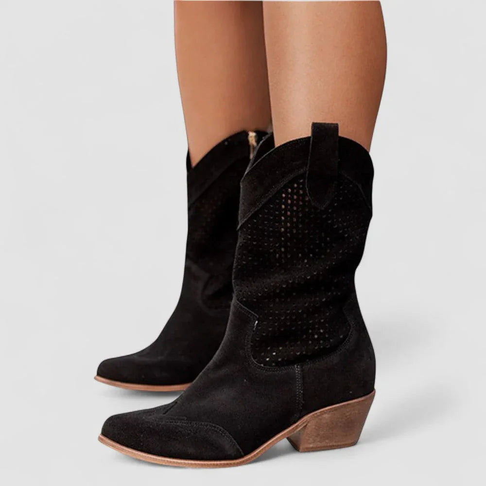 Rachel | Orthopedic Western Ankle Boots