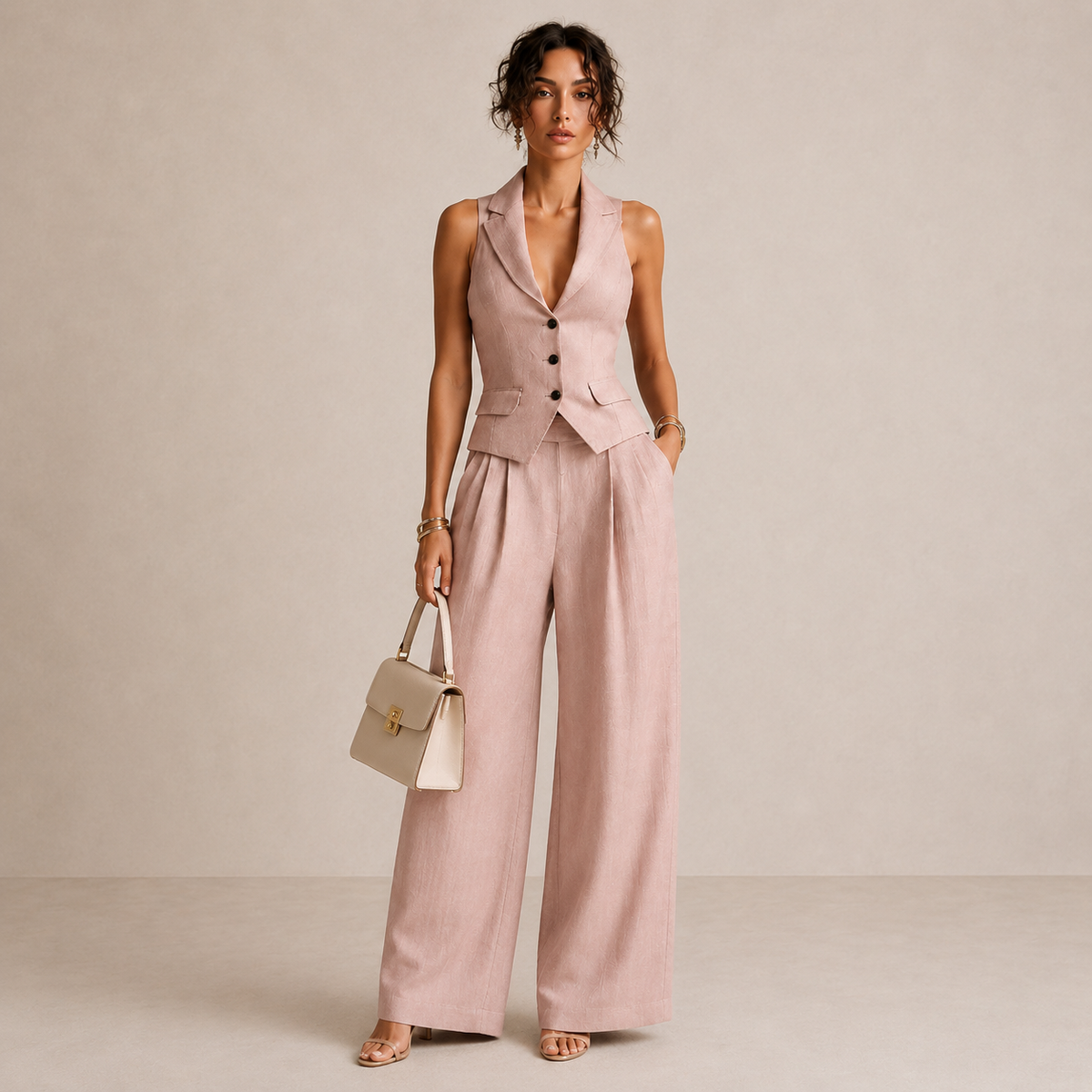 Melissa | V-Neck Two-Piece Set