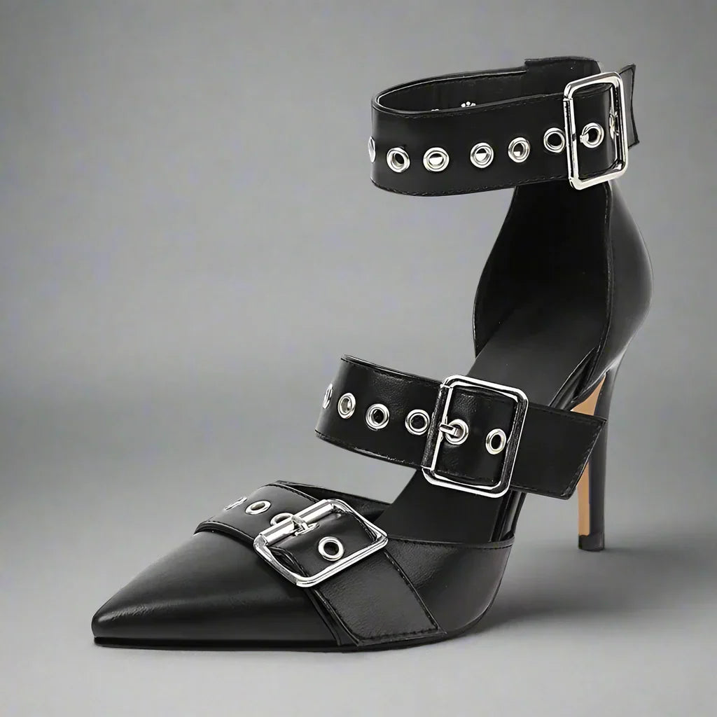 Ravyn | Buckle Strap Stilettos