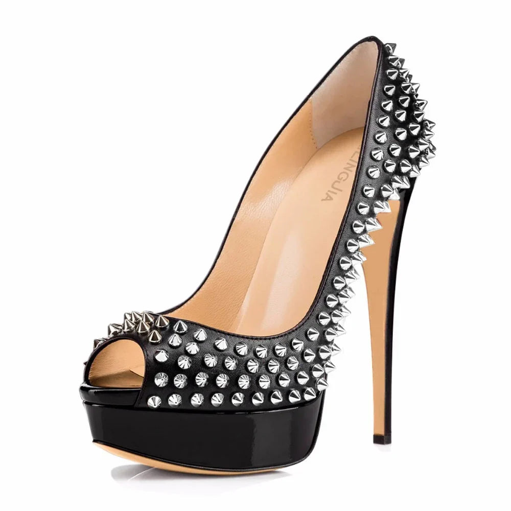 Rena | Studded Heels
