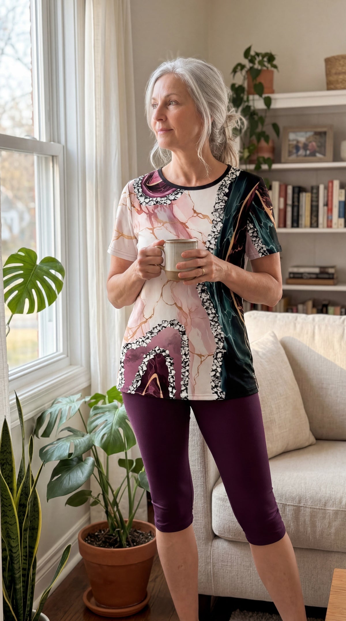 Luna | Patterned Two-Piece Set
