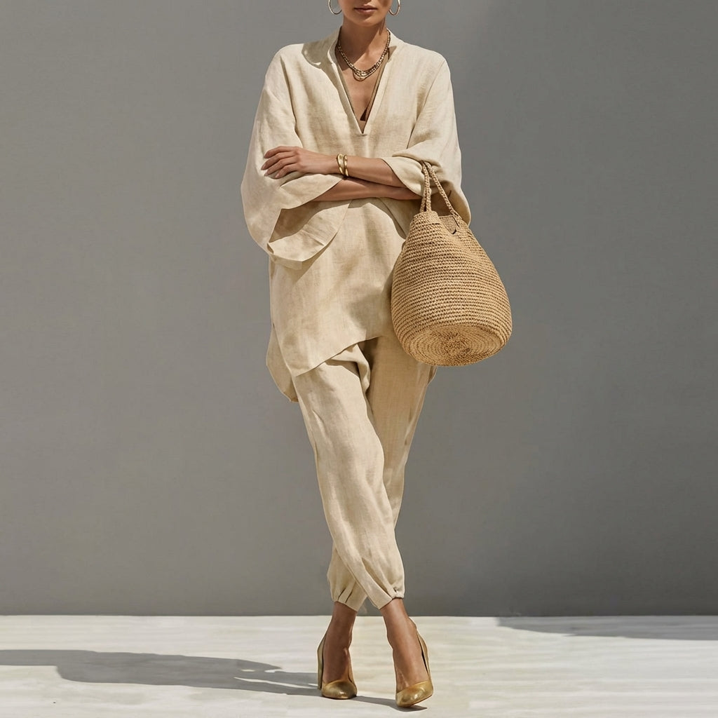 Miriam | Light Two-Piece Summer Set