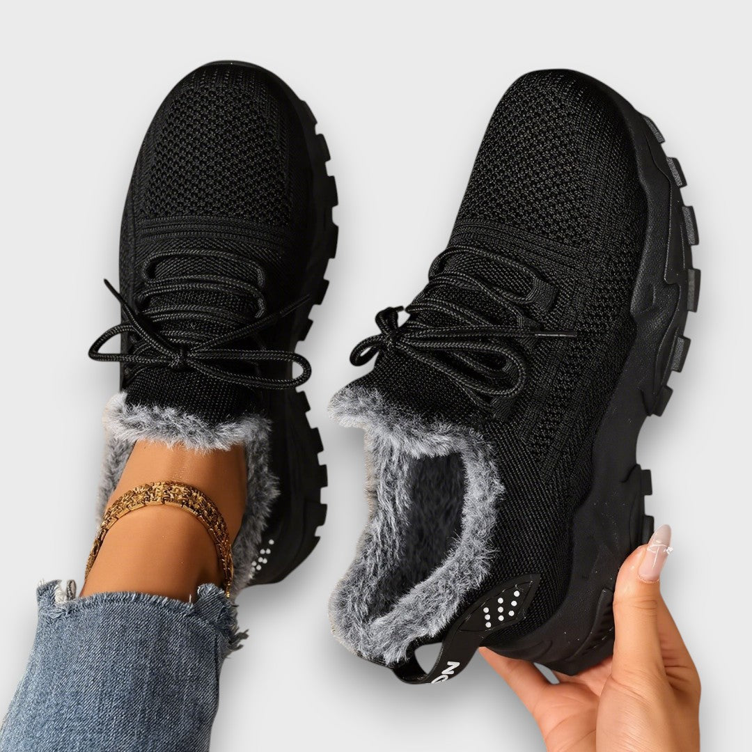 Sophia | Warm Lined Lace-Up Sneakers