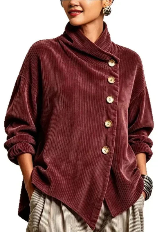 Aldona | Corduroy Button Shirt