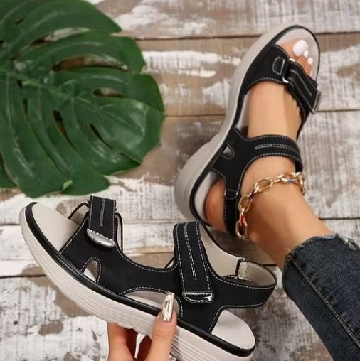 Teresa | Everyday Hook-and-Loop Sandals