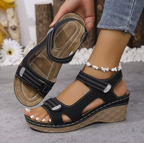 Diane | Hook-and-Loop Sandals in Many Colors