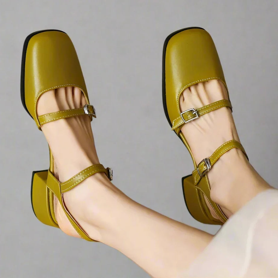 Marcelina | Double-Buckle Heels