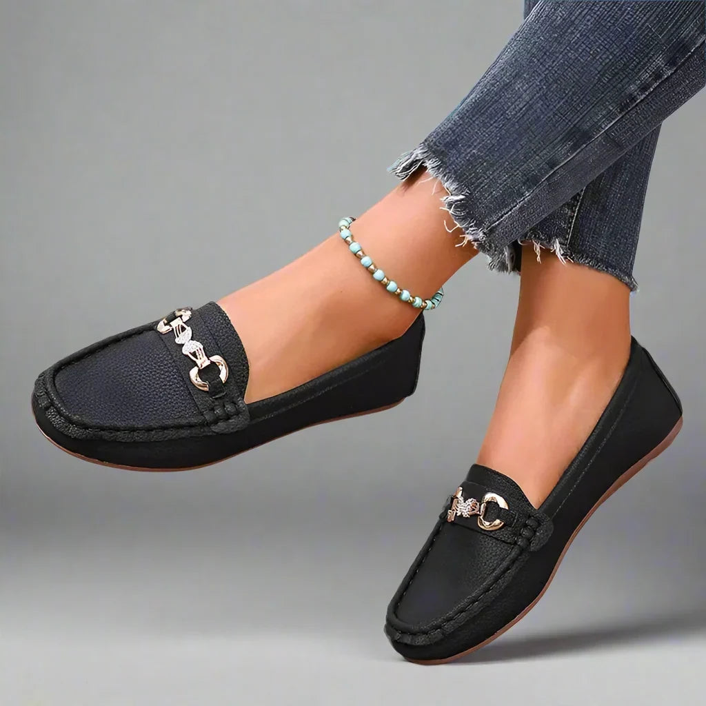 Sorella | Loafers with Cubic Zirconia Accent
