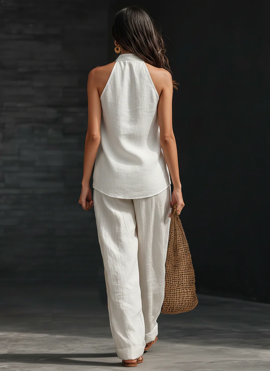 Winona | V-Neck Two-Piece Set