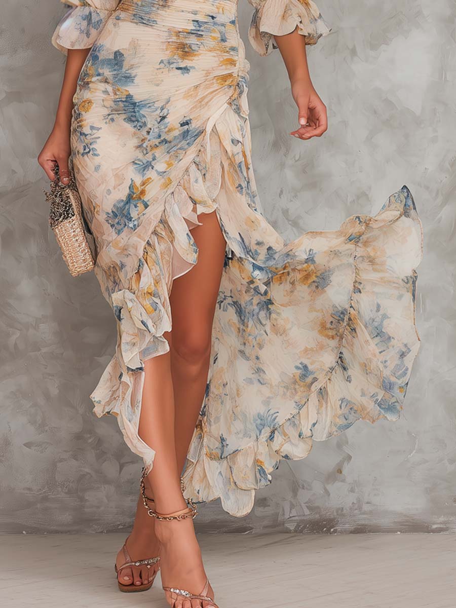 Renee | Smocked Bodice Maxi Dress