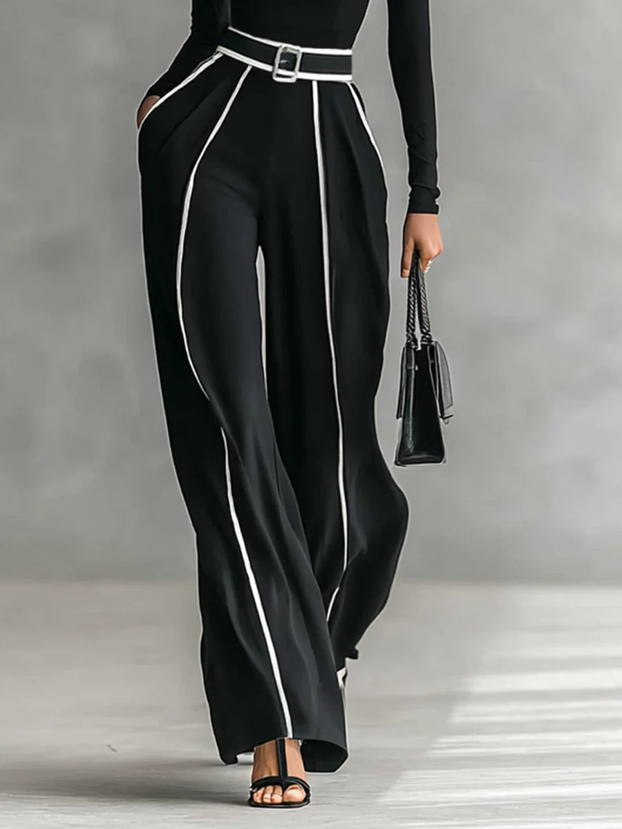 Anna | Two-Piece Set with Contrast Trim