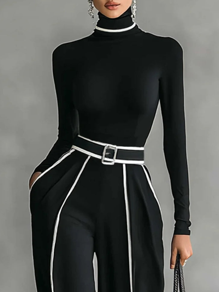 Anna | Two-Piece Set with Contrast Trim
