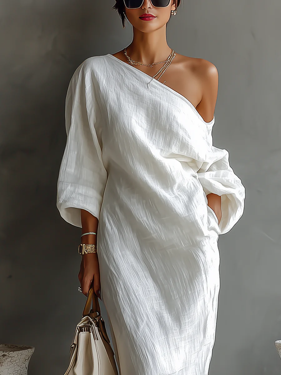 Yvonne | Elegant White Maxi Dress