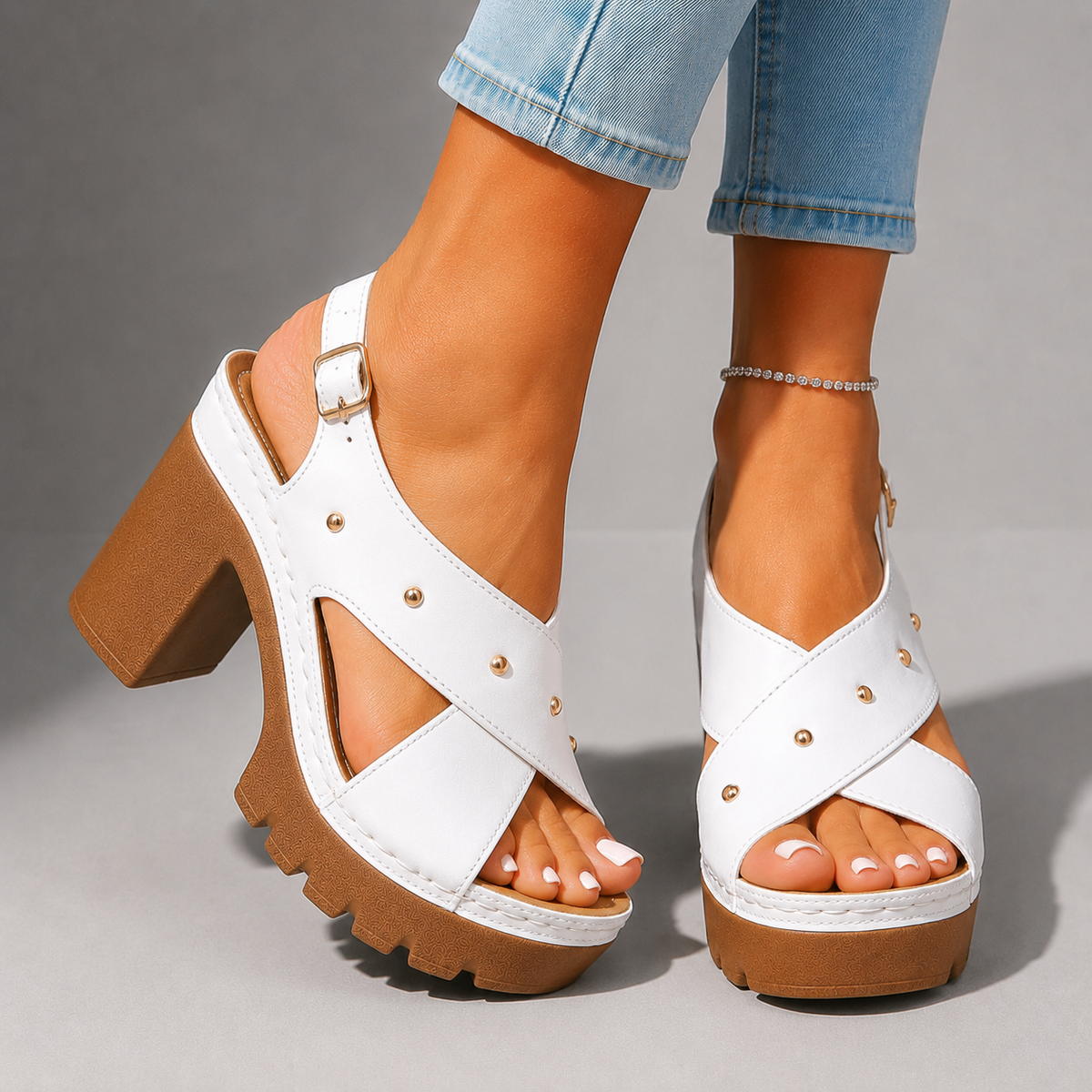 Marlise | Retro Platform Heels