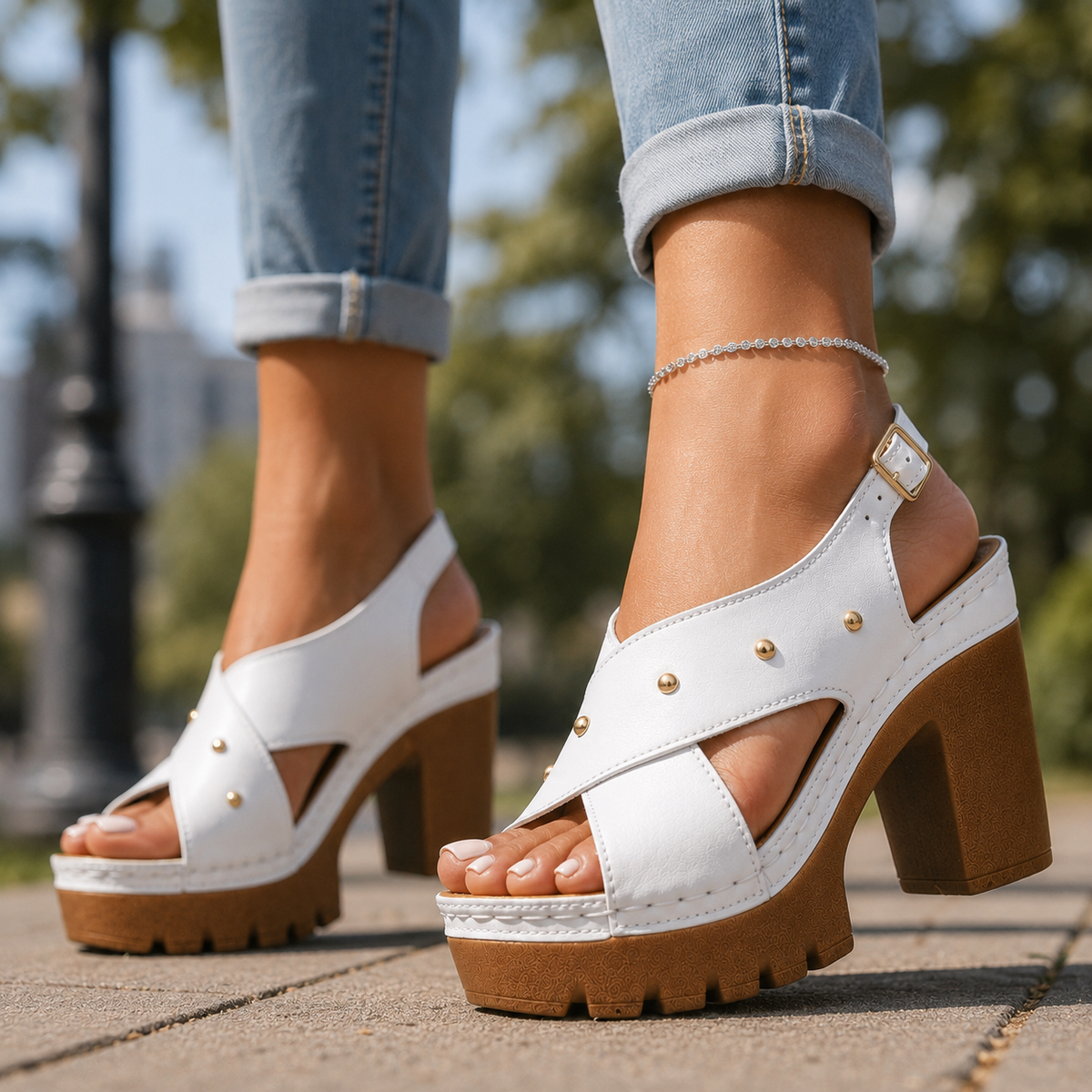 Marlise | Retro Platform Heels