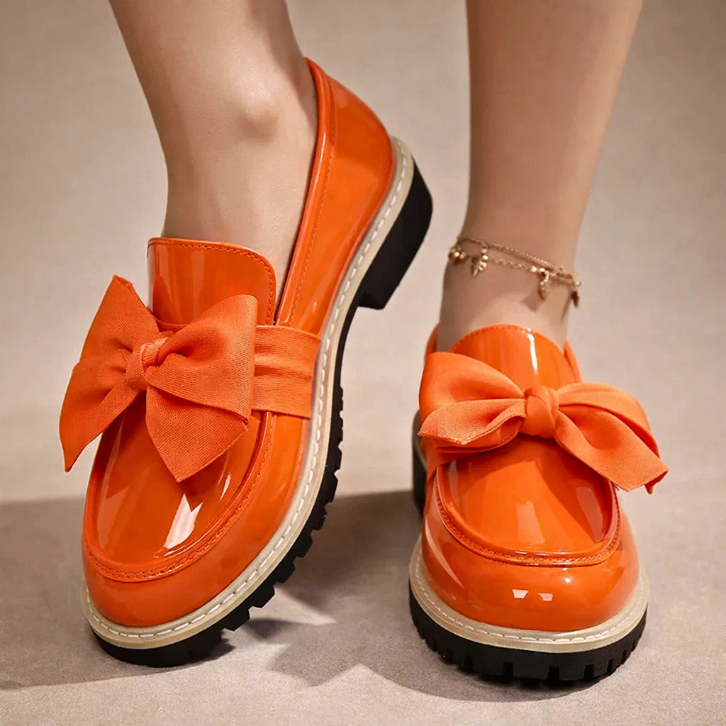 Vivienne | Bow Loafers